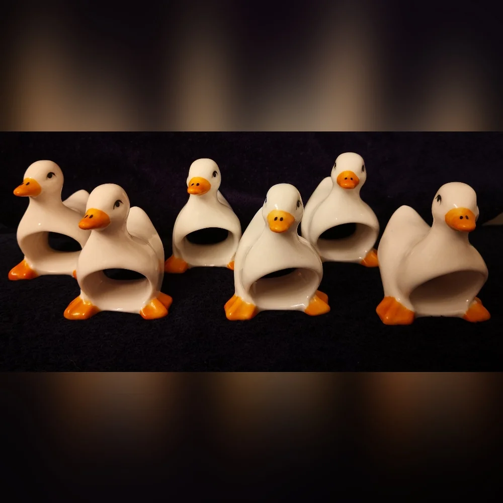 SALE Duck Napkin Rings - Picture 16 of 16